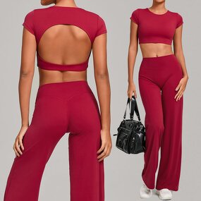 Women's Yoga Set Manufacturer - OEM/ODM Custom 2-Piece Seamless Fitness Set