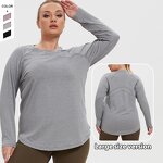 Women's Sportswear Manufacturer - OEM/ODM Custom Plus Size Mesh Splicing T-Shirt