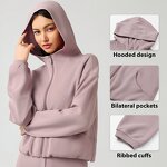 Women's Hoodie Manufacturer - OEM/ODM Custom Double-sided Pockets Loose Hoodie