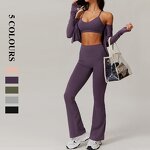 Women's Yoga Jacket Suit Manufacturer - OEM/ODM Custom Seamless Windproof Plus Set