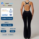 Women's Bodysuit Manufacturer - OEM/ODM Custom Breathable Nylon Butt Lift Jumpsuit
