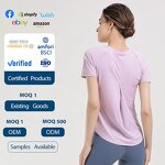 Women's Yoga Top Manufacturer - OEM/ODM Custom Short Sleeved Quick Dry T-shirt