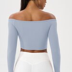 Women's Tshirt Manufacturer - OEM/ODM Custom One Shoulder Long Sleeve T-shirt