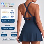 Women's Sports Dress Manufacturer - OEM/ODM Custom Cross Strap Yoga Tennis Skirt