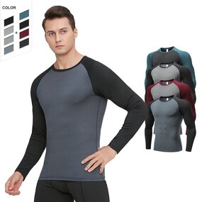 Men's Training Clothes Manufacturer - OEM/ODM Custom Tight Fitting High Elasticity Top