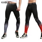 Men's Gym Pants Manufacturer - OEM/ODM Custom Print Compression Running Tights