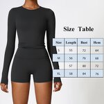 Women's Top Manufacturer - OEM/ODM Custom Woolen Long Sleeve Yoga Clothing