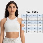 Sports Bra Manufacturer - OEM/ODM Custom Vertical Ribbed High Neck Bra