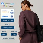 Women's Pullover Manufacturer - OEM/ODM Custom Rib Bottom Round Neck Hoodie