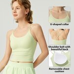 Women's Halter Tops Manufacturer - OEM/ODM Custom Chest Pad High-Elastic Vest
