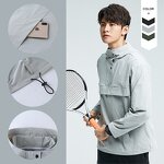 Men's Athletic Hoodie Manufacturer - OEM/ODM Custom Stand Collar Thick Long Sleeve