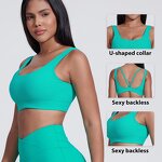 Sports Bra Manufacturer - OEM/ODM Custom Plus Size Backless Padded Yoga Bra