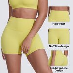 Women's Yoga Shorts Manufacturer - OEM/ODM Custom High Waist Push up Shorts