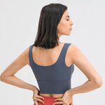 Sports Bra Manufacturer - OEM/ODM Custom Front Zipper Tight Yoga Top