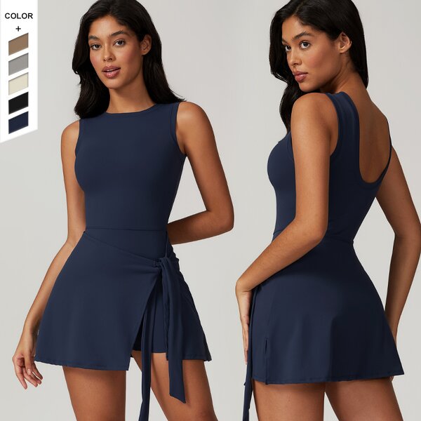 Women's Sports Dress Manufacturer - OEM/ODM Custom Two Piece Set Anti Shining Dress