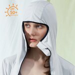 Women's Rash Guard Manufacturer - OEM/ODM Custom UPF 50+ Hoodie Thumb Holes Top