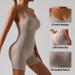 Women's Jumpsuit Manufacturer - OEM/ODM Custom Seamless Backless Hip Lift Shapewear
