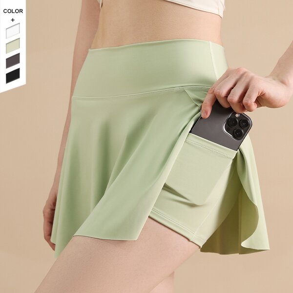 Women's Yoga Skirt Manufacturer - OEM/ODM Custom Quick Drying High Waist 2-in-1 Skirt