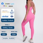 Women's Bodysuit Manufacturer - OEM/ODM Custom Round Neck Y-shaped Beauty Back Bodysuit