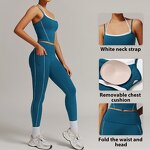 Women's Gym Suit Manufacturer - OEM/ODM Custom False Two Piece Hips Lift Set