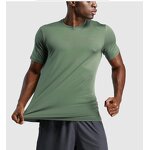 Men's Sports T-shirt Manufacturer - OEM/ODM Custom Solid Color Quick Dry T-shirt