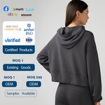 Women's Hoodie Manufacturer - OEM/ODM Custom Double-sided Pockets Loose Hoodie