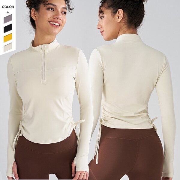 Women's Pullover Manufacturer - OEM/ODM Custom Quick Dry Half Zip Longsleeve