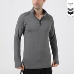 Men's Sport T-shirt Manufacturer - OEM/ODM Custom Athletic Thumb Hole Long Sleeve