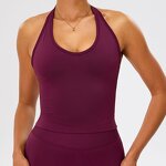 Women's Halter Tank Top Manufacturer - OEM/ODM Custom Seamless Beauty Back Top
