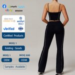 Women's Gym Suit Manufacturer - OEM/ODM Custom False Two Piece Beauty Back Set