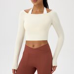 Women's Tshirt Manufacturer - OEM/ODM Custom One Shoulder Long Sleeve T-shirt