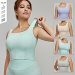 Women's Sports Vest Manufacturer - OEM/ODM Custom Fixed Cup Widen Shoulder Vest