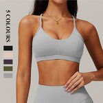 Sports Bra Manufacturer - OEM/ODM Custom Thin Strap Beauty Back Halter Top