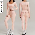 Women's Sports Set Manufacturer - OEM/ODM Custom Sports Jacket Legging Set