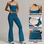 Women's Gym Suit Manufacturer - OEM/ODM Custom False Two Piece Beauty Back Set