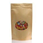 Kraft Paper Pouch Manufacturer - OEM/ODM Stock Plain 8OZ Stand up Coffee Bag