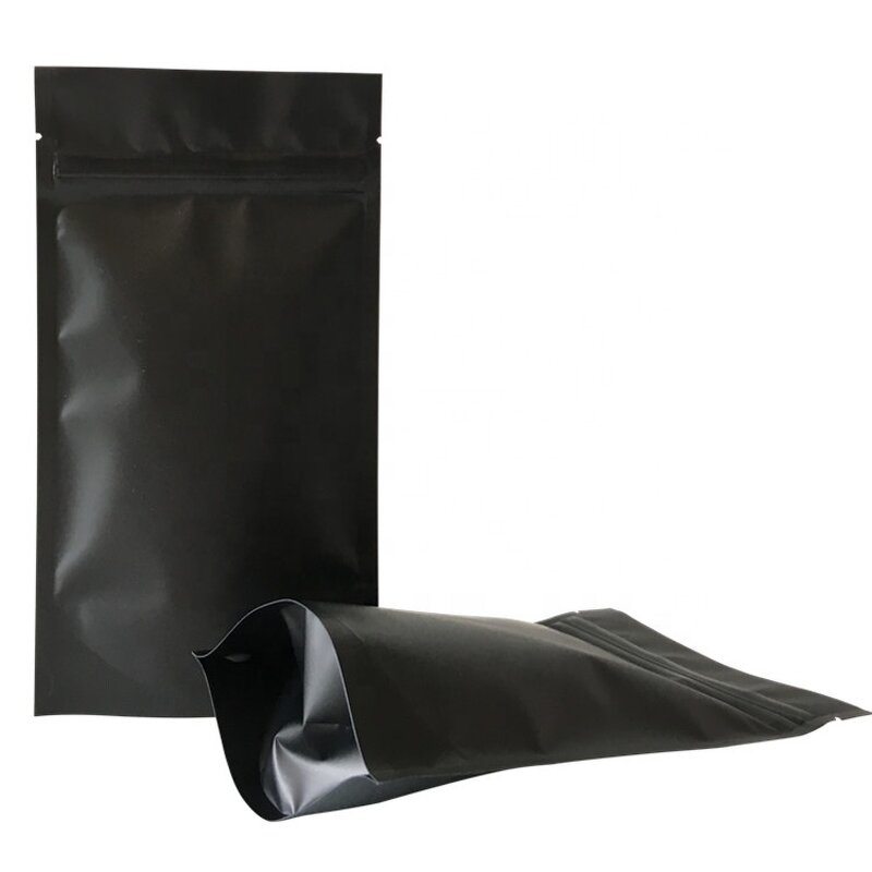 Stand up Bag Manufacturer - OEM/ODM Custom Matte Black Smell Proof Pouch