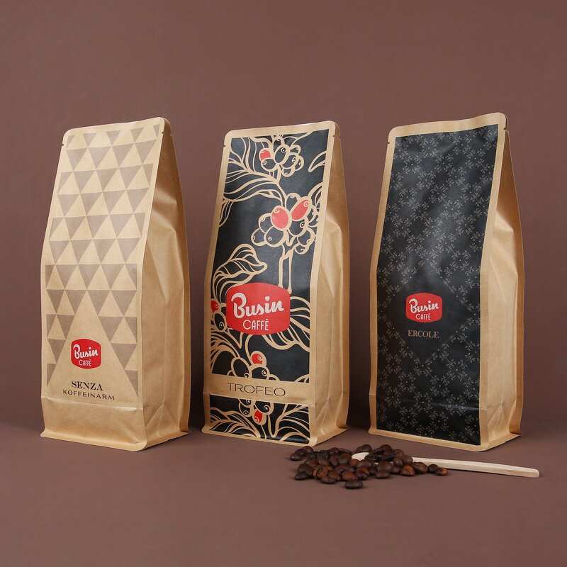 Coffee Pouch Manufacturer - OEM/ODM Custom Tin Tie Flat Bottom Coffee Bag