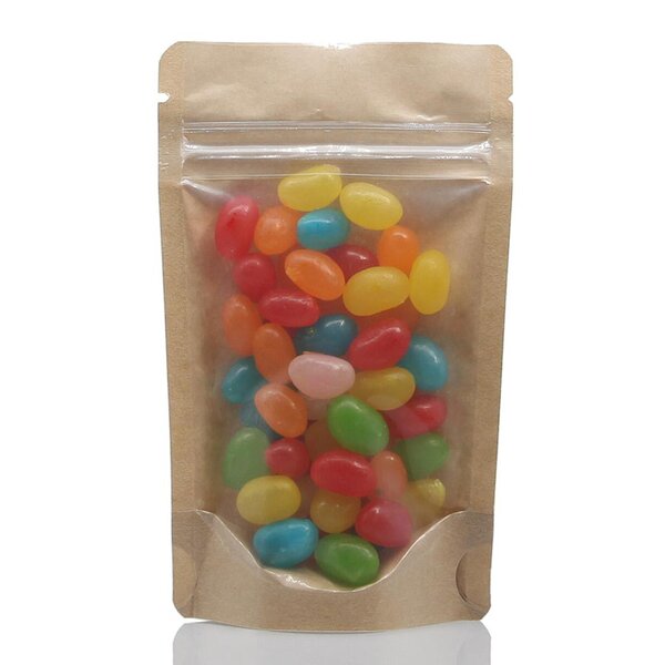 Kraft Paper Pouch Manufacturer - OEM/ODM Stock Plain 8OZ Stand up Coffee Bag