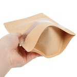 Kraft Paper Pouch Manufacturer - OEM/ODM Custom Window Biodegradable Ziplock Bag