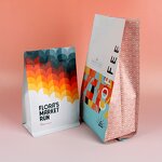 Coffee Bag Manufacturer - OEM/ODM Custom Flat Bottom Zipper Valve Coffee Bag