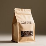 Kraft Paper Pouch Manufacturer - OEM/ODM Custom Flat Bottom Window Coffee Bag