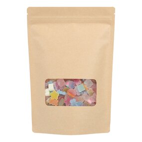 Kraft Paper Pouch Manufacturer - OEM/ODM Custom Window Biodegradable Ziplock Bag