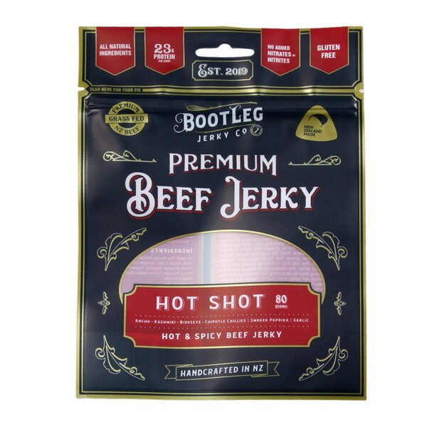 Beef Jerky Packaging Bag Manufacturer - OEM/ODM Custom Resealable Foil Lay Flat Pouch