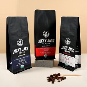 Coffee Bag Manufacturer - OEM/ODM Custom Printed Valve Zipper Coffee Bag