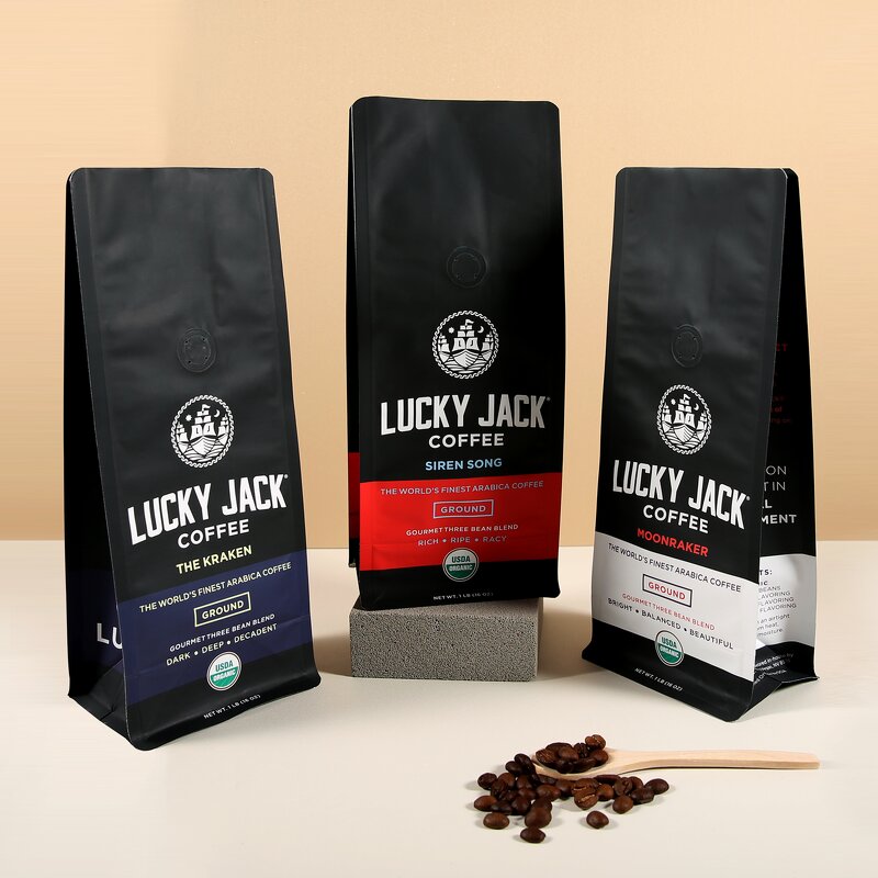 Coffee Bag Manufacturer - OEM/ODM Custom Printed Valve Zipper Coffee Bag