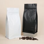 Coffee Bag Manufacturer - OEM/ODM Custom UV Printed Kraft Flat Bottom Bag