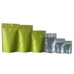 Stand up Pouch Manufacturer - OEM/ODM Custom Green Foil Mylar Zipper Bag