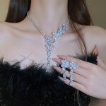 butterfly Jewelry Set Supplier - Custom Copper Inlaid Zircon