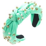 Fabric Headband Supplier - Custom Vintage Knot Pearl